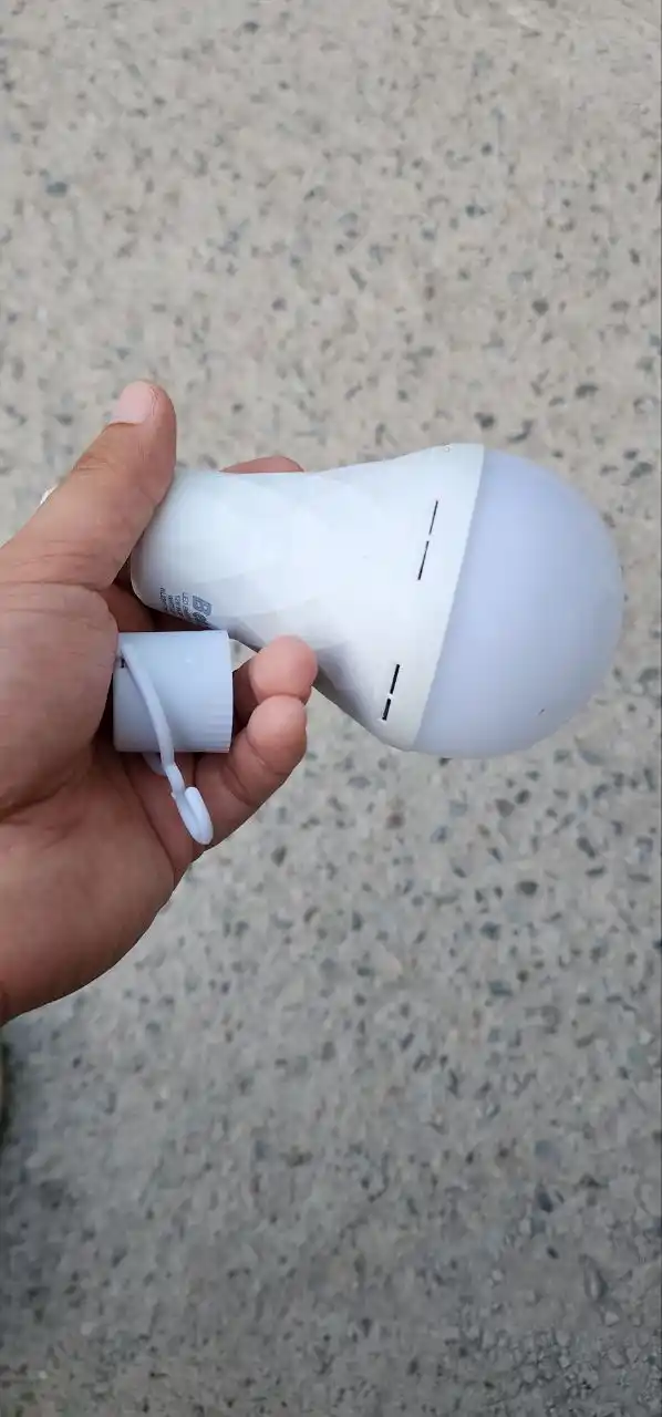 Beshr Led лампа с аккумулятором, 12 W, 6500К, 3+ работает на одной зарядке, с крючком