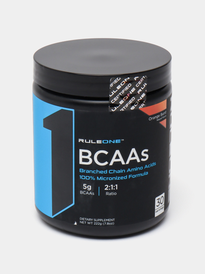 Аминокислоты BCAA от Rule One, для восстановления мышц, 30 порций - 