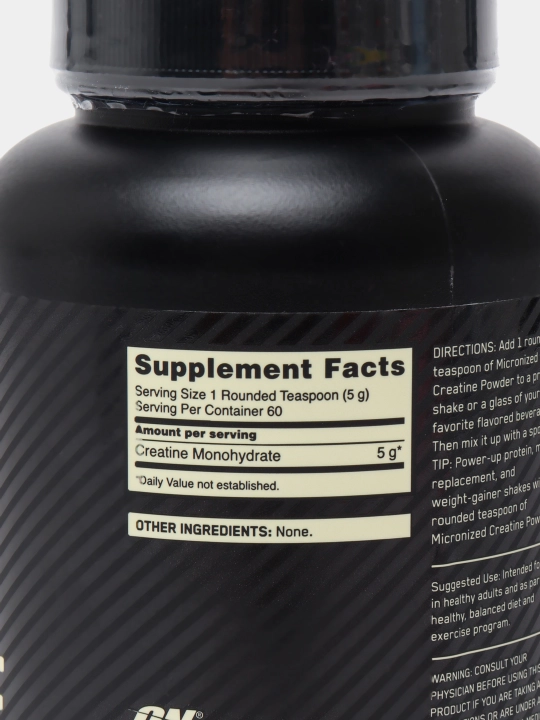 Optimum Nutrition Micronized Creatine Powder 317г — 100% креатин моногидрат, Европа