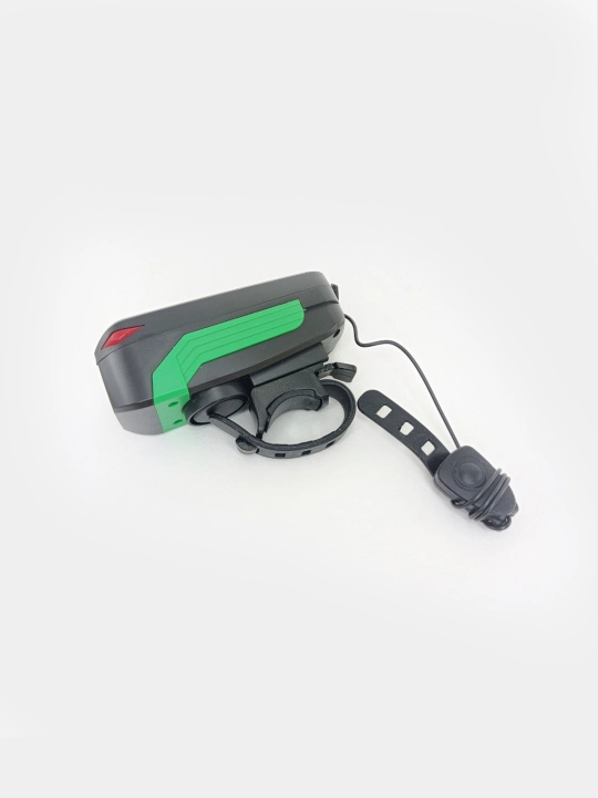 Velosiped lampasi sensorli, 140 dB signal bilan to'plamda u USB dan quvvatlanadi
