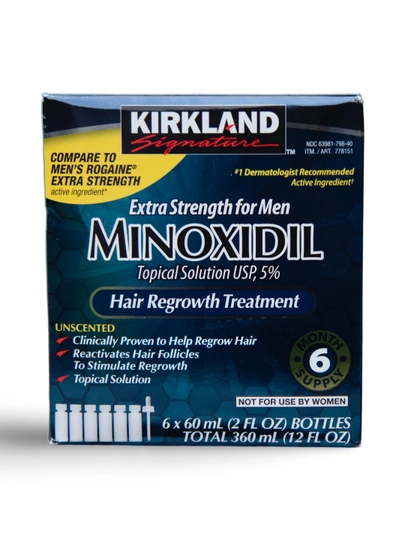 Лосьон для роста бороды и волос Kirkland Minoxidil 5%, 60 мл