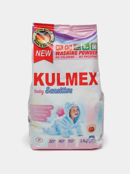 Bolalar kiyimlari uchun kir yuvish kukuni KULMEX Sensitive, 1.4 kg - 