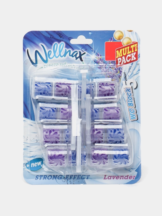 Блок для туалета Wellnax, лаванда, 50 г - 