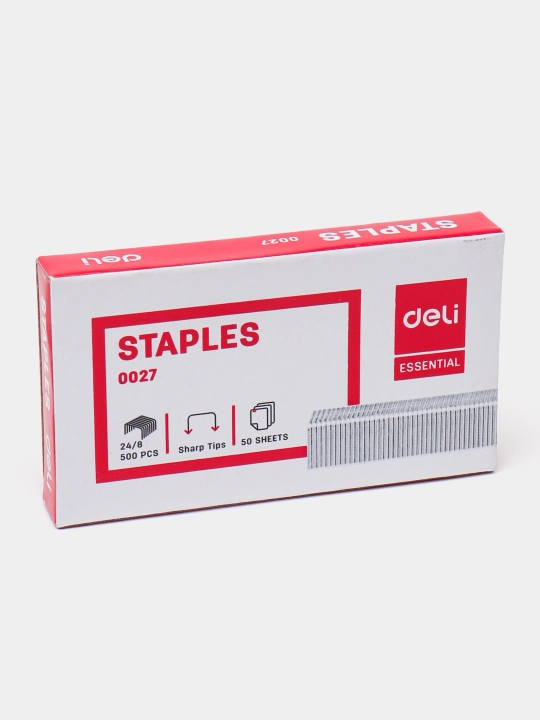 Stepler o'qlari 24/8  "Deli" E0027 2 dona - 