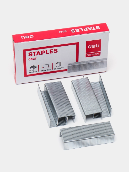 Stepler o'qlari 24/8  "Deli" E0027 2 dona