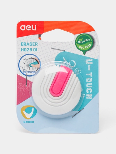 Ластик Deli H02901 — ДЕЛИ-P10974E-РОЗОВ