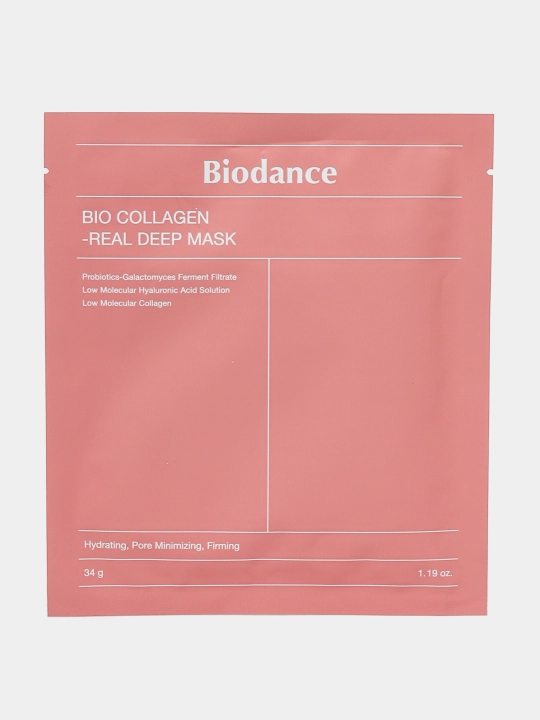 Маска для лица Biodance, Hydro Cera-Nol, Bio Collagen, Radiant Vita Niacinamide, 34 г