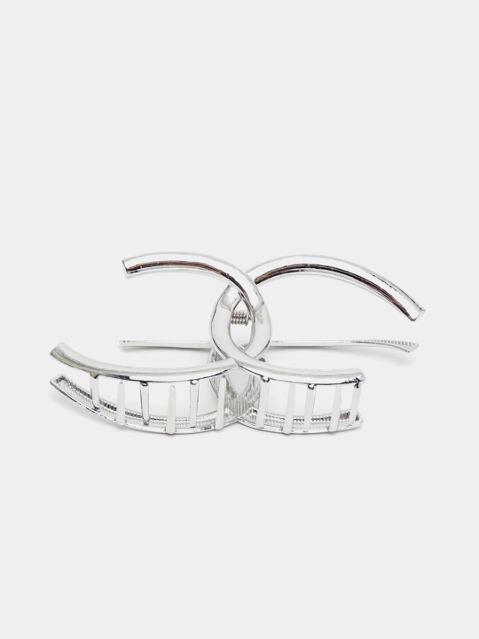 Заколка "Chanel", алюминиевая, для волос, легкая