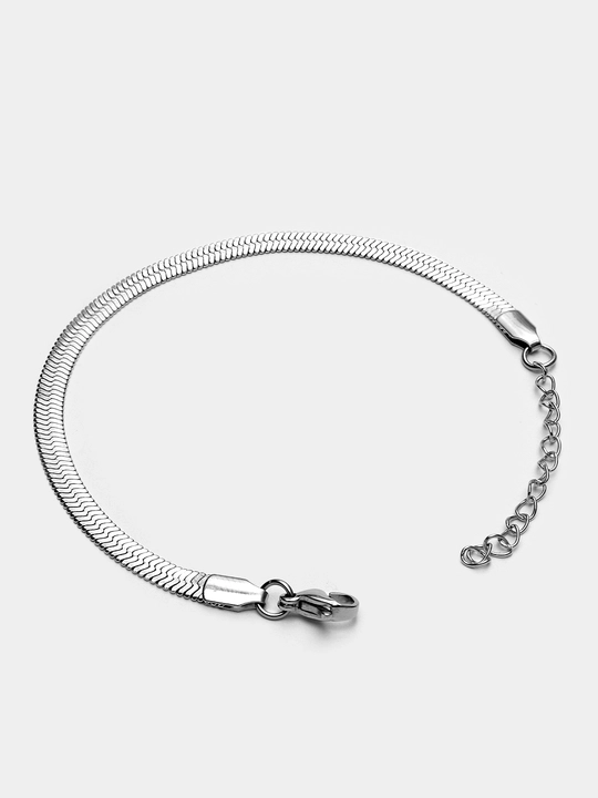 Ayollar uchun 316L zanglamaydigan polatdan yasalgan snake zanjir bilaguzuk