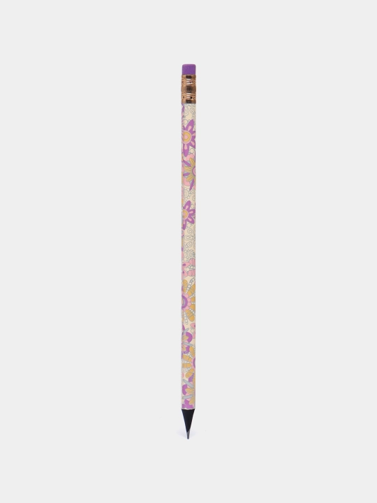 Hatber V-tone HB qora grafit qalami, qora daraxt, o‘chirg‘ichli, BL072604