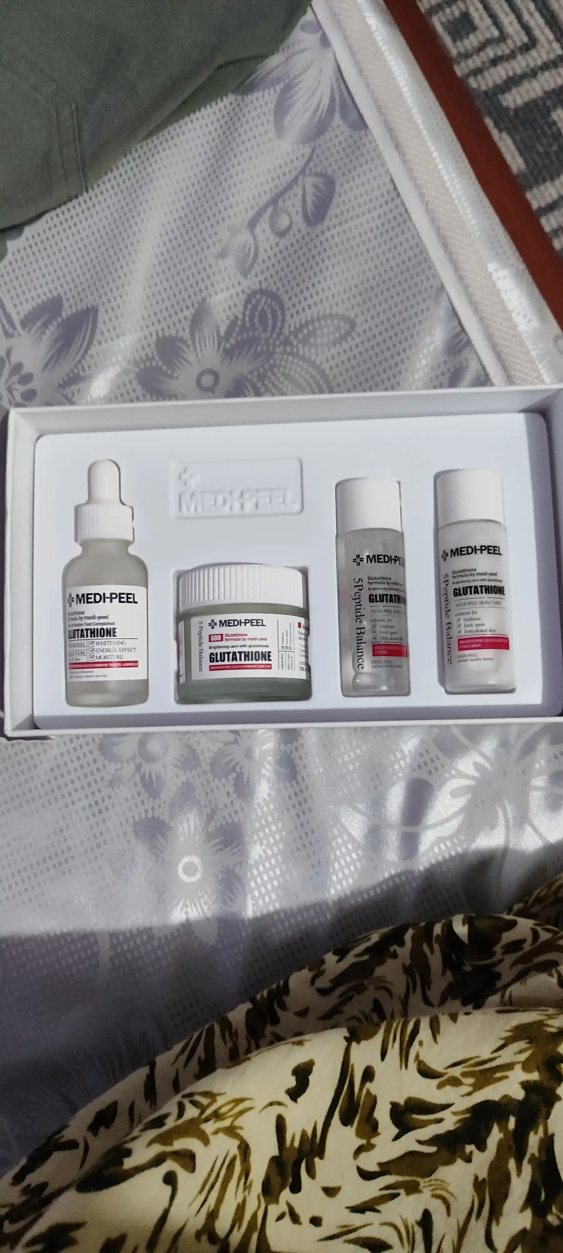 Набор для ухода за лицом, MEDIPEEL+, Glutathione 600, Peptide bor-tox, Glutathione hyal aqua, Algo-tox, Filler-eazy