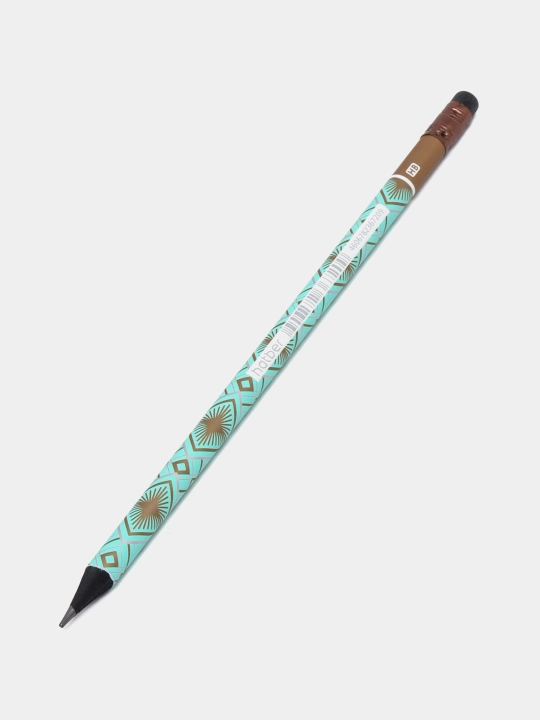 Qora grafit qalam Hatber, Deco, HB, o'chirgichli - 