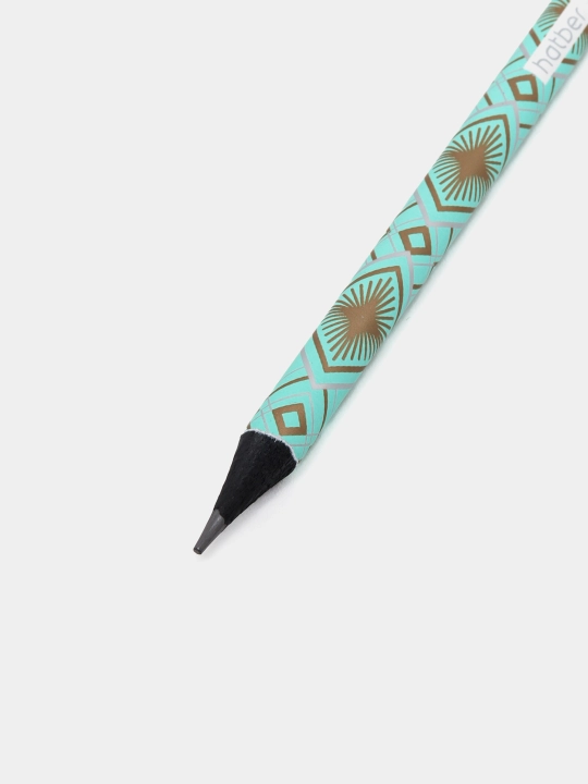 Qora grafit qalam Hatber, Deco, HB, o'chirgichli