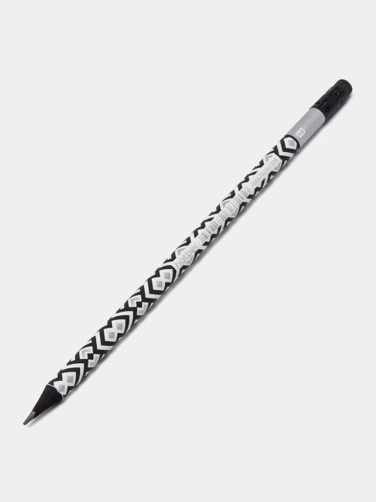 Qora grafit qalam Hatber, Deco, HB, o'chirgichli - 
