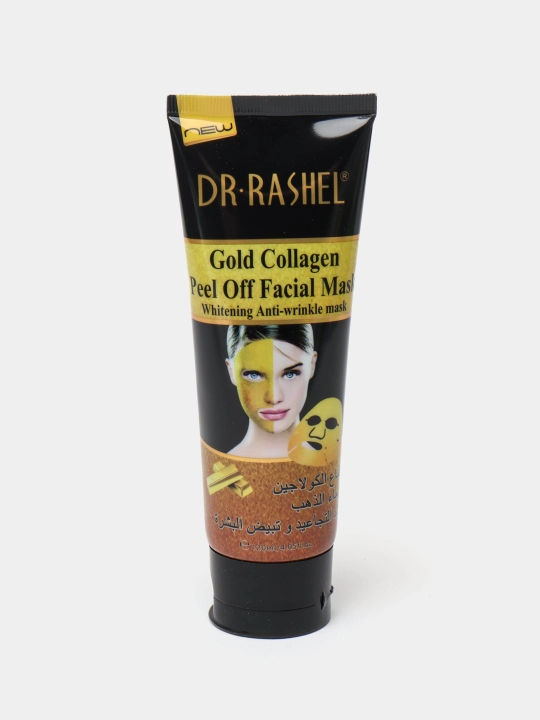 Ajinlarga qarshi oltin yuz uchun niqob Dr.Rashel, 120 ml