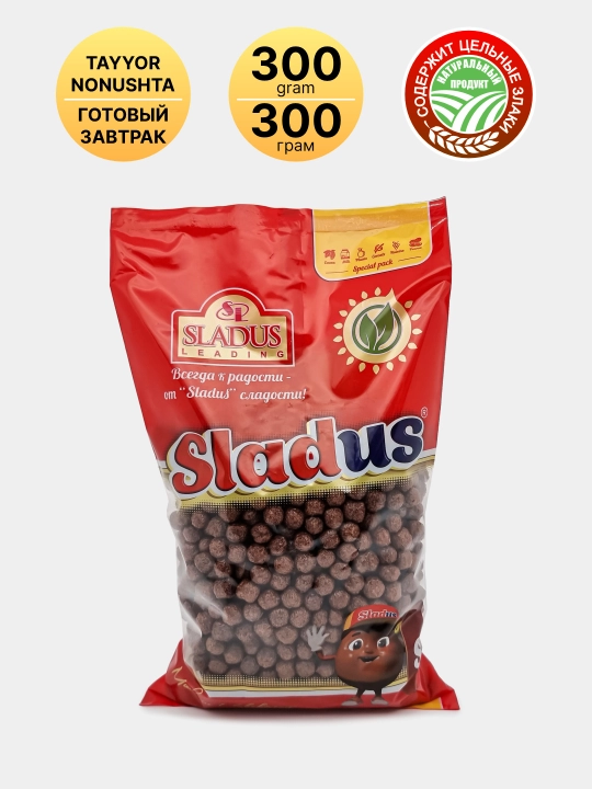 Bolalar va kattalar uchun tayyor nonushta Sladus Hrust