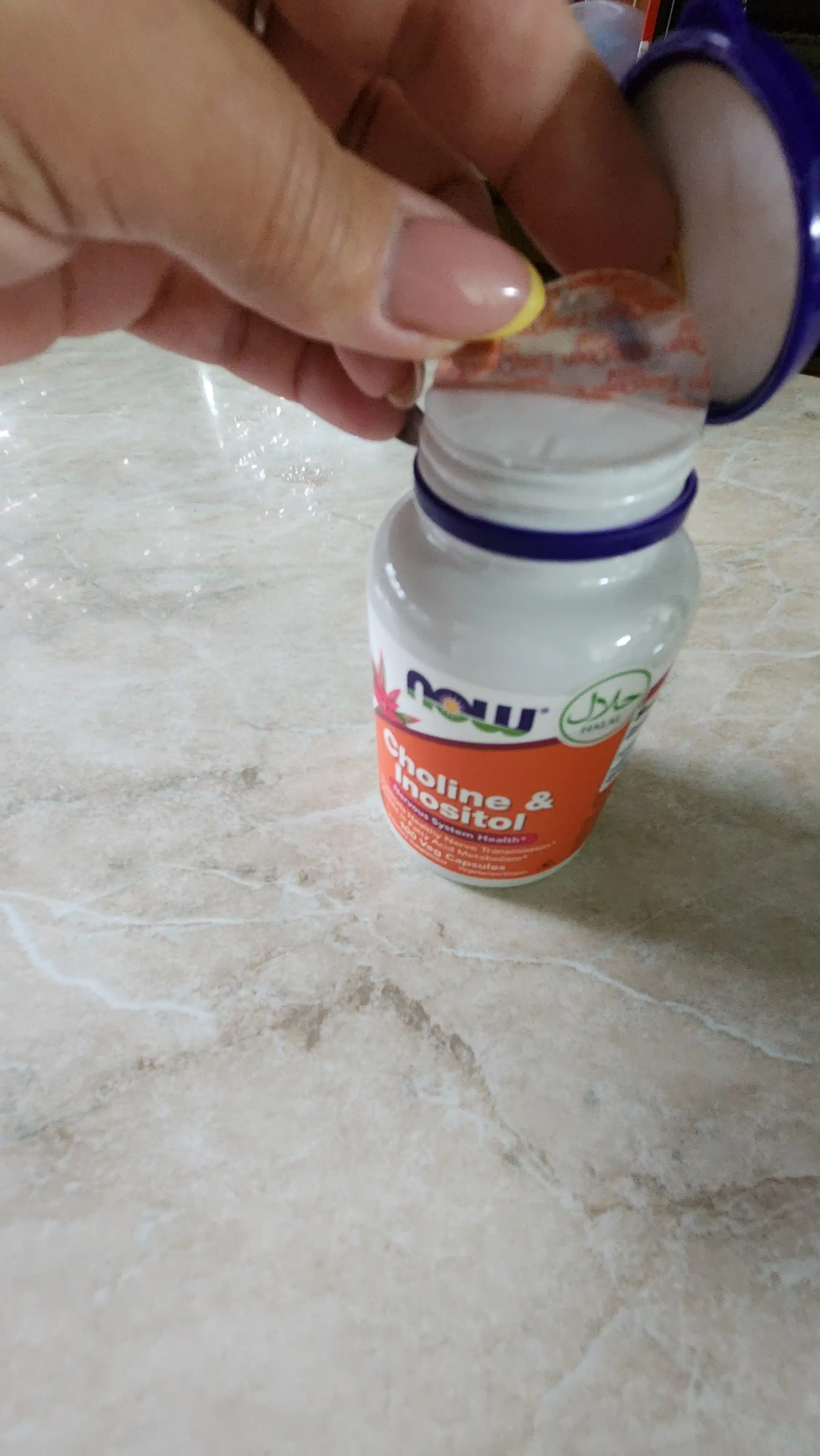 NOW Foods, xolin va Inositol, 100 kapsula