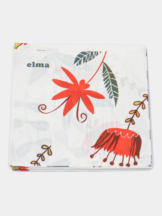 Dekorativ qog‘oz salfetkalar Elma Decor, mehmonlar uchun, 33×33 sm, 20/25 dona