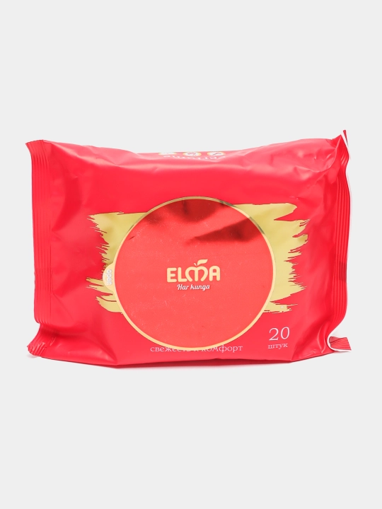 Elma nam salfetkalari, atir hidli, 20 dona