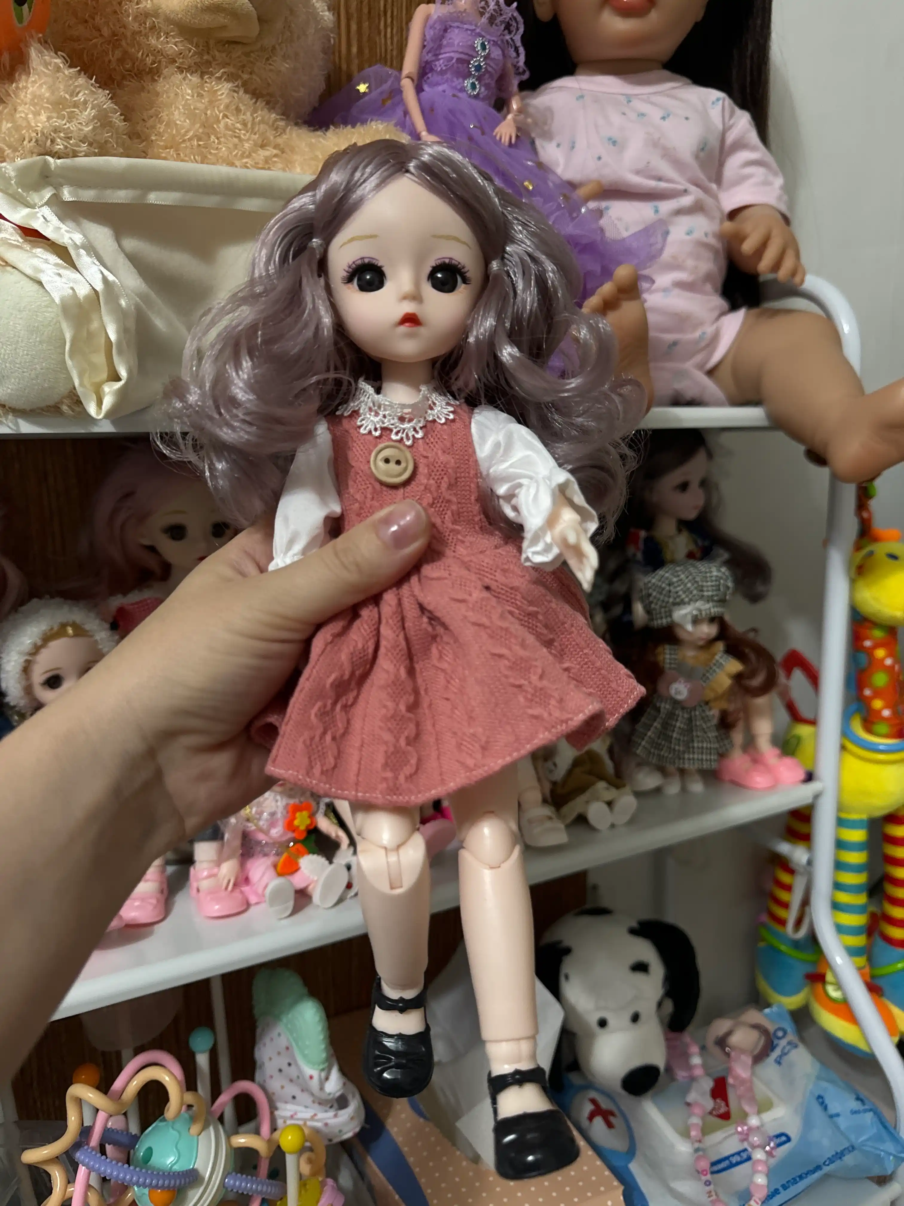 Qizlar uchun barbi qo'g'irchoqlari, bo'g'imli