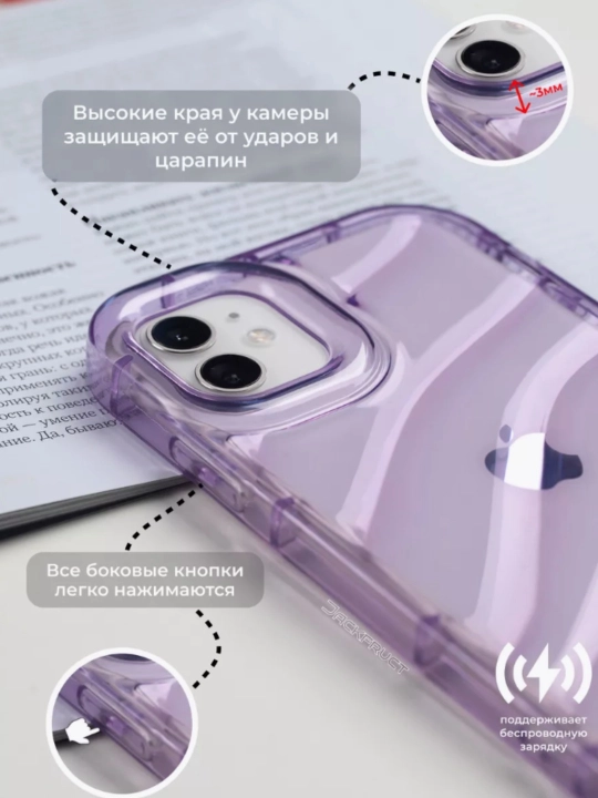 Chexol iPhone 7,8,XR,XS,11, 12, 13, 14, 15, 16, 17, Pro, Max, Plus, Mini, shaffof, silikon