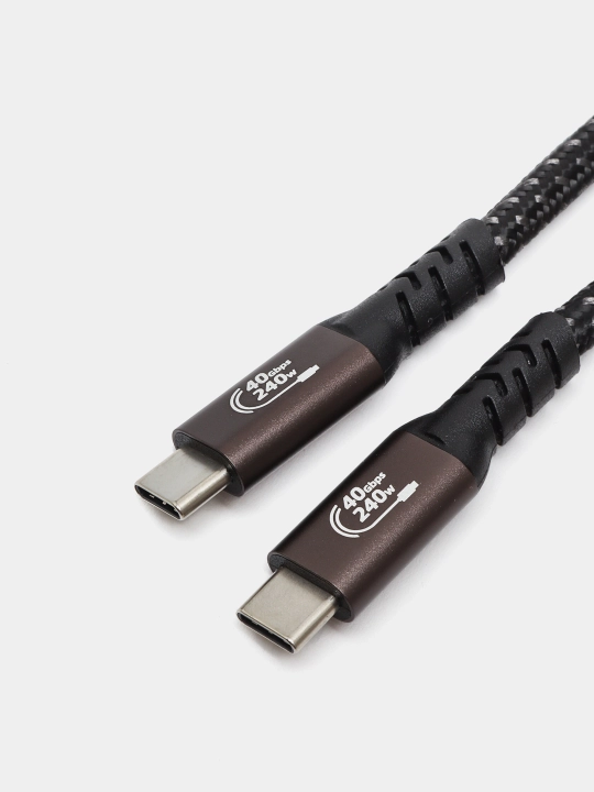 Кабель Thunderbolt, Type-C 4.0, 240W, 40 Gbps USB-C