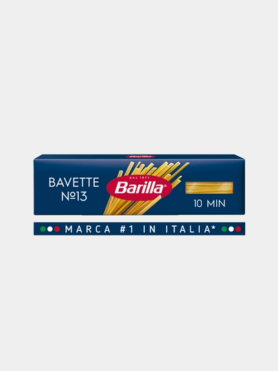 Макаронные изделия Barilla Bavette n.13 из твёрдых сортов пшеницы, 450 г — BARILLA-BAVETTE