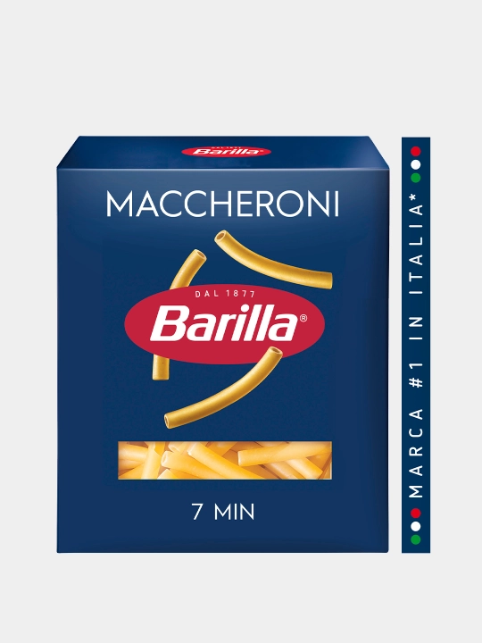 Макароны Barilla Maccheroni n.44, из твёрдых сортов пшеницы, 450 г - 