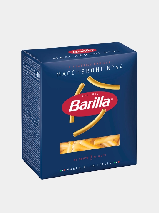 Макароны Barilla Maccheroni n.44, из твёрдых сортов пшеницы, 450 г