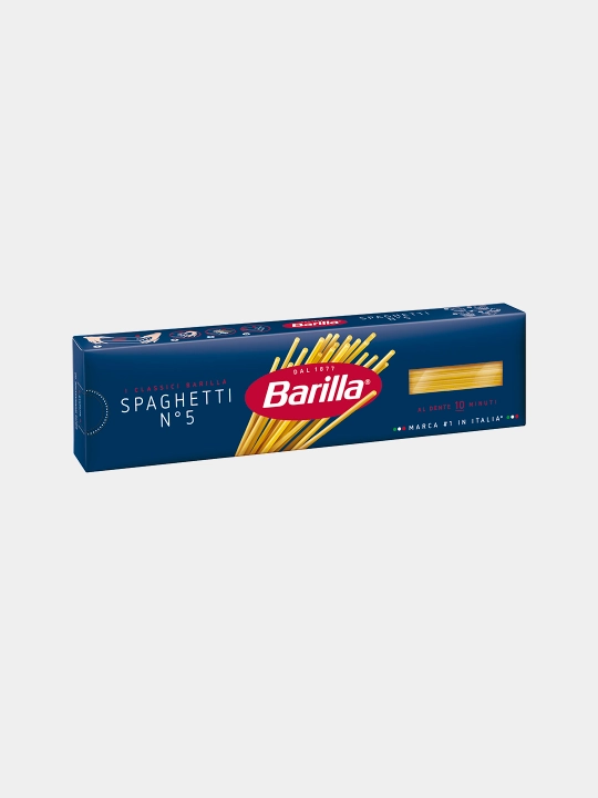Makaron Barilla Spaghetti n.5, qattiq bug'doy, 450 g