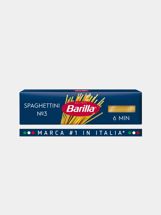 Макаронные изделия Barilla Spaghettini n.3 из твёрдых сортов пшеницы, 450 г - 