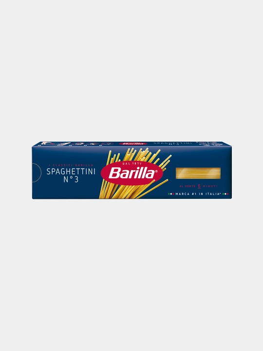 Makaron Barilla Spaghettini n.3 qattiq bug'doydan, 450 g