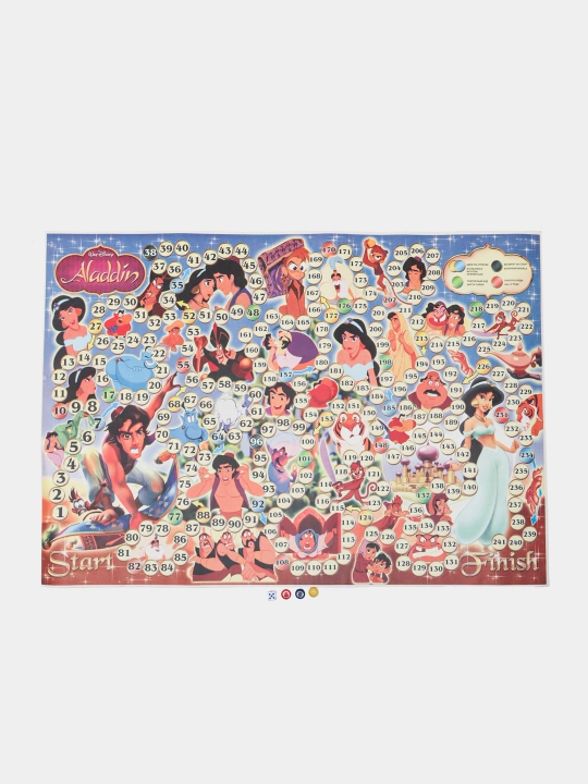 Stol o'yini Jumanji, ikki tomonlamali, yuruvchi o'yin, 40 x 60 sm