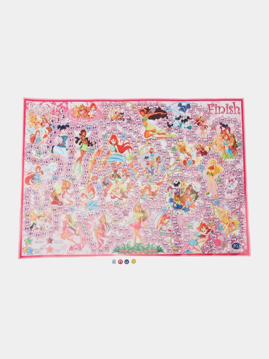 Stol o'yini Jumanji, ikki tomonlamali, yuruvchi o'yin, 40 x 60 sm