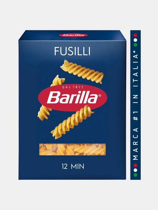Макаронные изделия Barilla Fusilli n.98, из твёрдых сортов пшеницы, 450 г - 