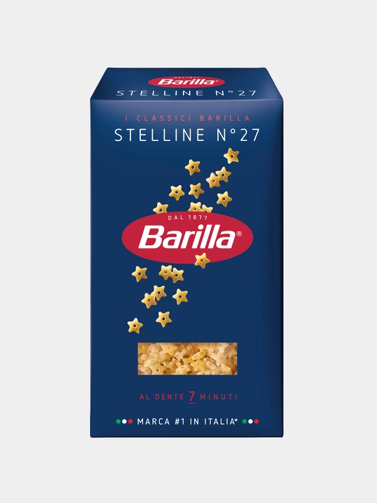 Makaron Barilla Stelline n.27, qattiq bug'doy, 450 g