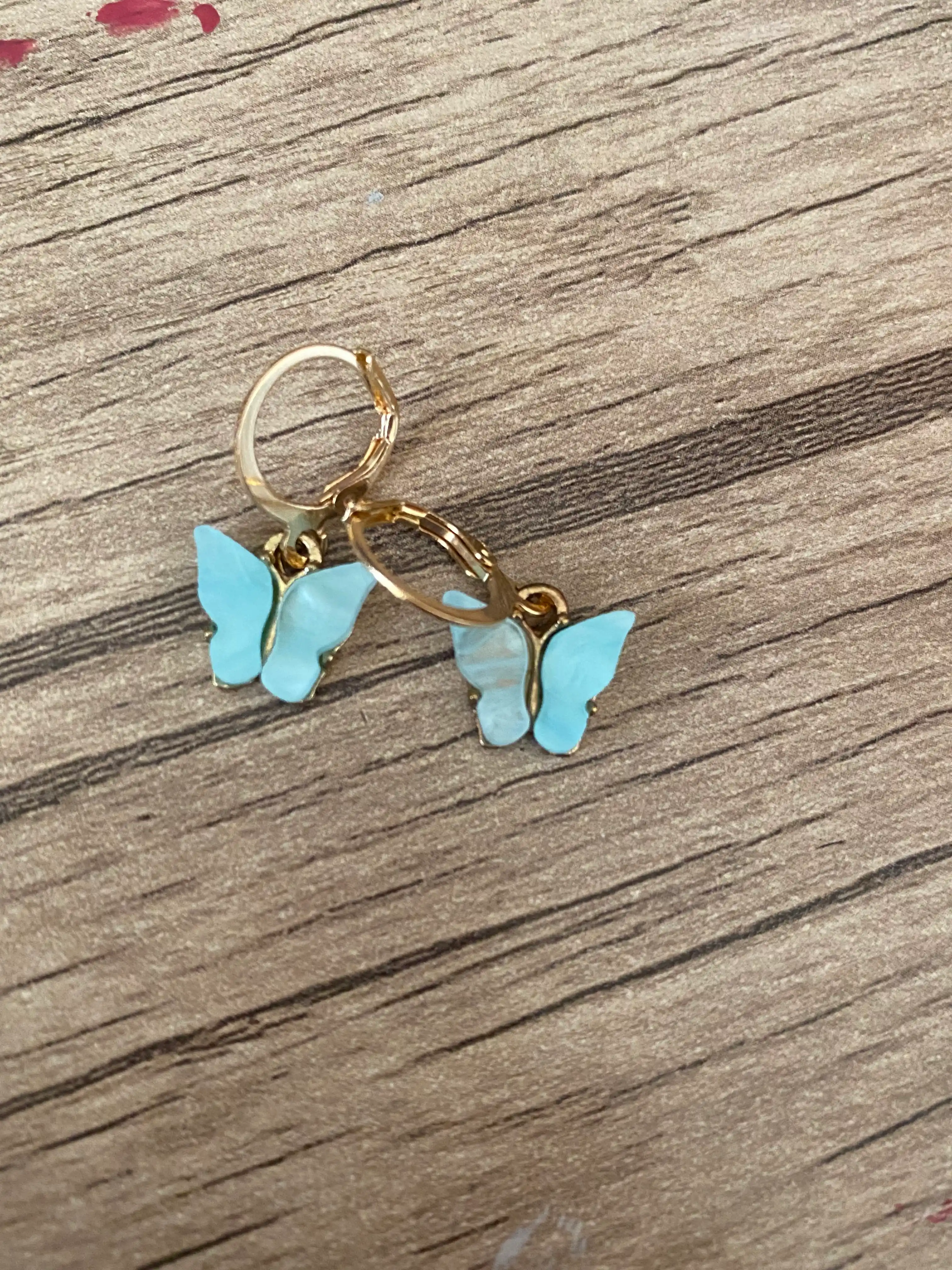 Серьги женские с бабочками