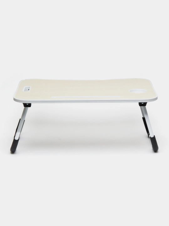 Noutbuk uchun tagkursi + USB, ventilyator va chiroq, o'qish uchun yig'iladigan stol - 