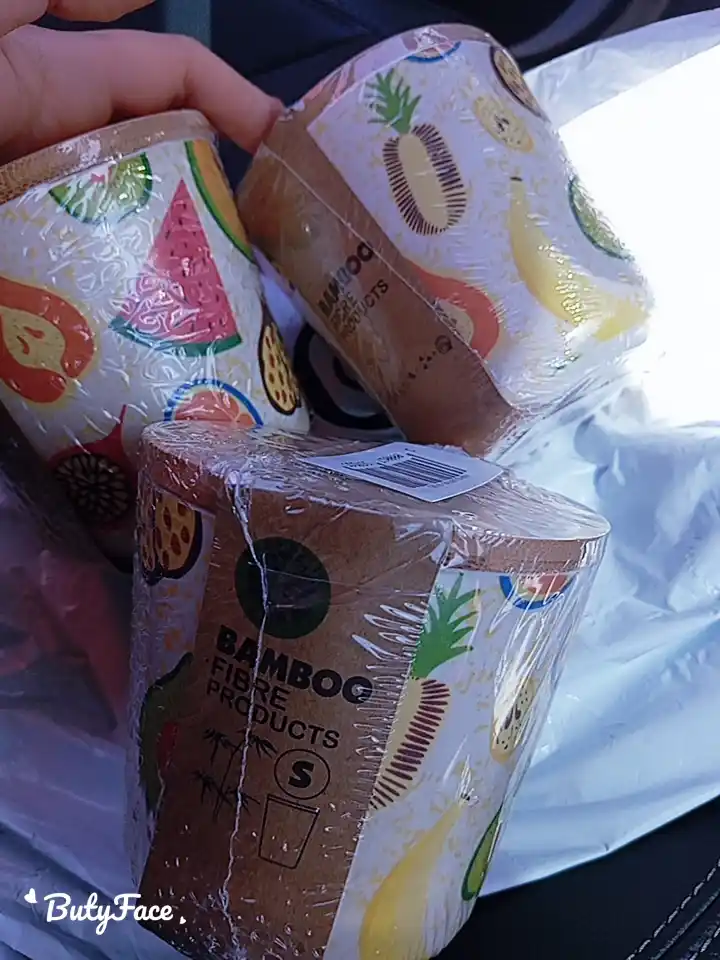 Контейнеры для сыпучих продуктов, из прессованного бамбука, разные цвета, 0.7 л