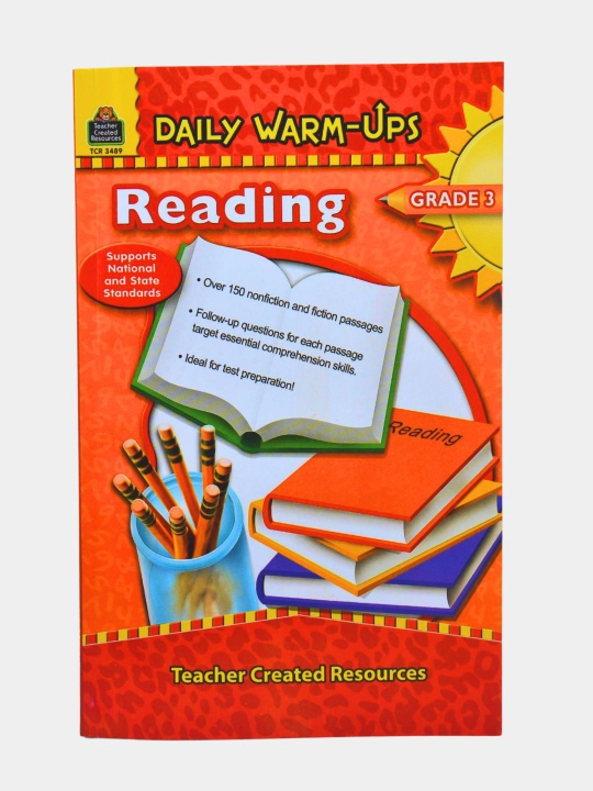 Daily Warm-Ups Reading — Grade 1, 2 yoki 3, inglizcha matnlarni tushunish mashqlari