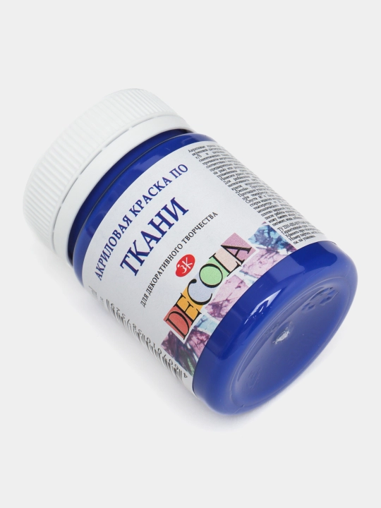 Аkril bo'yoq мato uchun "Decola" dan, Ultramarin rangi, 50 ml