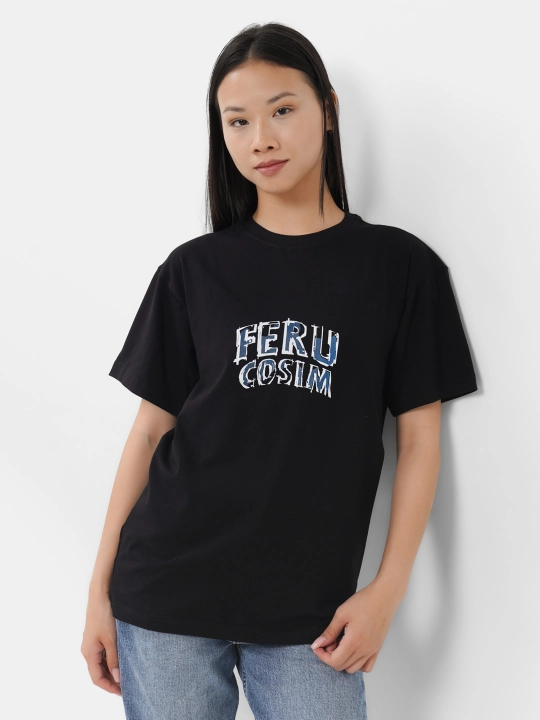 Futbolka unisex oversize FERUCOSIM, ayollar va erkaklar uchun