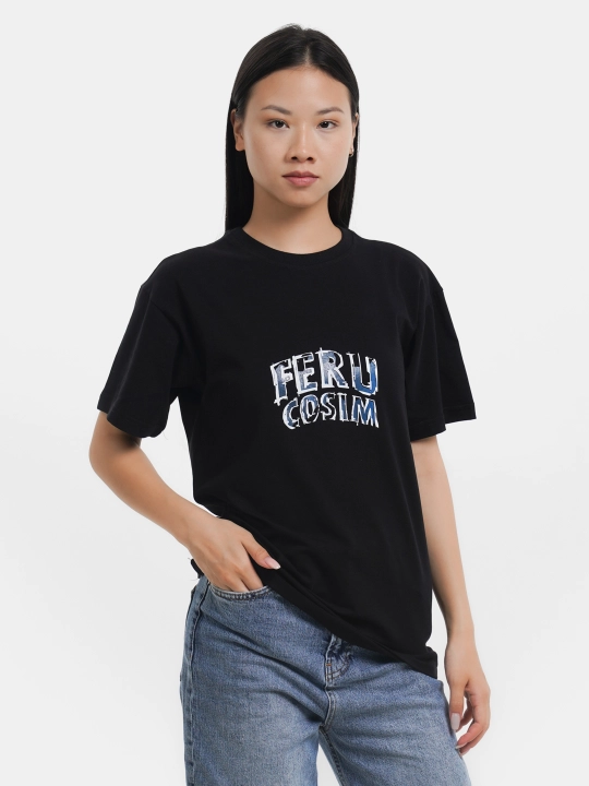 Futbolka unisex oversize FERUCOSIM, ayollar va erkaklar uchun