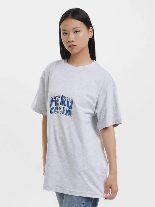 Futbolka unisex oversize FERUCOSIM, ayollar va erkaklar uchun