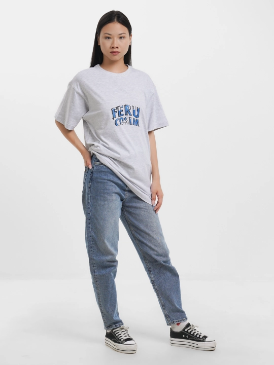 Futbolka unisex oversize FERUCOSIM, ayollar va erkaklar uchun