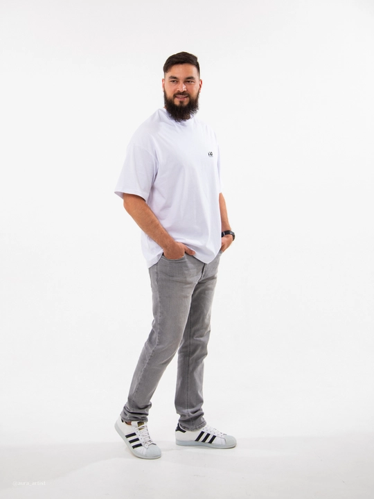 Oversize futbolka ayollar va erkaklar uchun / paxta / print YUUDOS
