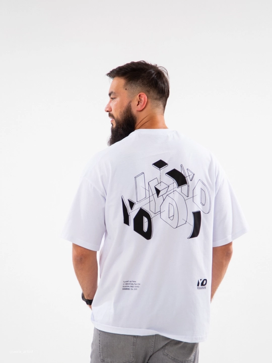 Oversize futbolka ayollar va erkaklar uchun / paxta / print YUUDOS