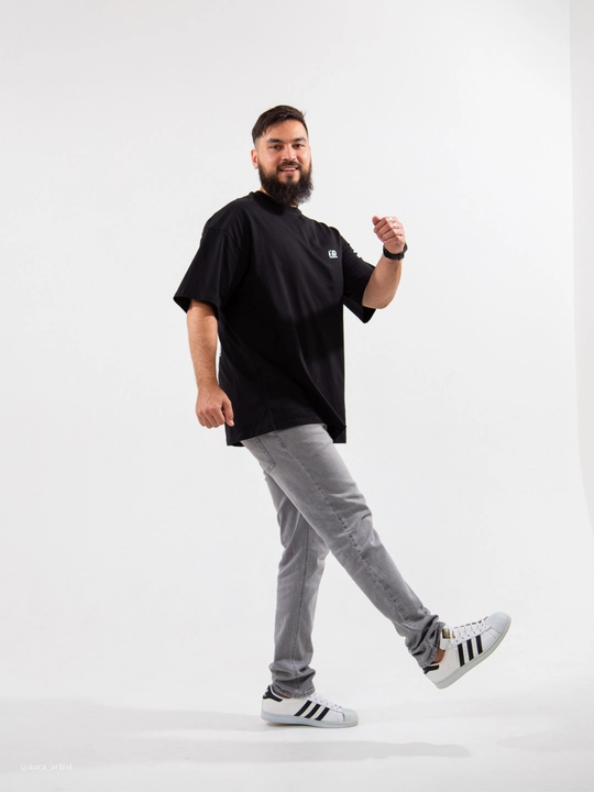 Oversize futbolka ayollar va erkaklar uchun / paxta / print YUUDOS