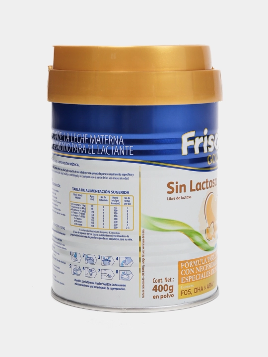 Детская смесь Frisolac Gold Sin Lactosa, безлактозный, c 0 до 12 месяцев