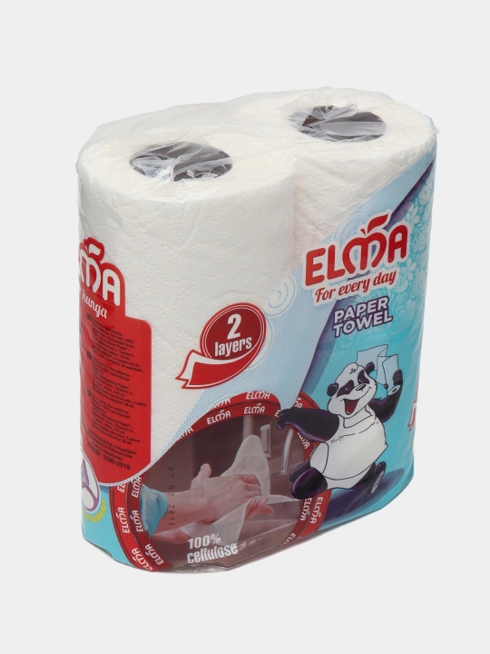 Elma qog‘oz sochiqlari, 2 qatlamli, 2 rulon